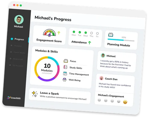 Parent dashboard